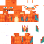 Minecraft skin texture, 64x64 pixels
