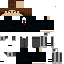 Minecraft skin texture, 64x64 pixels