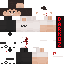 Minecraft skin texture, 64x64 pixels