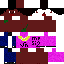 Minecraft skin texture, 64x64 pixels