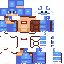 Minecraft skin texture, 64x64 pixels