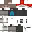 Minecraft skin texture, 64x64 pixels