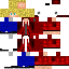 Minecraft skin texture, 64x64 pixels