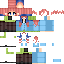 Minecraft skin texture, 64x64 pixels