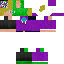 Minecraft skin texture, 64x64 pixels