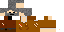 Minecraft skin texture, 64x32 legacy pixels