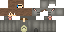 Minecraft skin texture, 64x32 legacy pixels