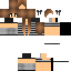 Minecraft skin texture, 64x64 pixels