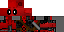 Minecraft skin texture, 64x32 legacy pixels