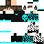 Minecraft skin texture, 64x64 pixels
