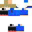 Minecraft skin texture, 64x64 pixels