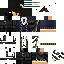 Minecraft skin texture, 64x64 pixels