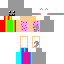 Minecraft skin texture, 64x64 pixels