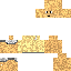 Minecraft skin texture, 64x64 pixels