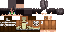 Minecraft skin texture, 64x32 legacy pixels