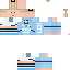 Minecraft skin texture, 64x64 pixels