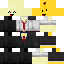 Minecraft skin texture, 64x64 pixels