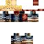 Minecraft skin texture, 64x64 pixels