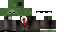 Minecraft skin texture, 64x32 legacy pixels