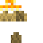 Minecraft skin texture, 64x64 pixels