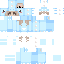 Minecraft skin texture, 64x64 pixels