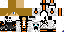 Minecraft skin texture, 64x32 legacy pixels