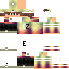Minecraft skin texture, 64x64 pixels