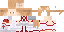 Minecraft skin texture, 64x32 legacy pixels