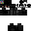 Minecraft skin texture, 64x64 pixels