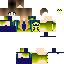 Minecraft skin texture, 64x64 pixels