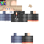 Minecraft skin texture, 64x64 pixels
