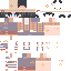 Minecraft skin texture, 64x64 pixels
