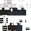 Gray Minecraft skin texture, 64x64 pixels