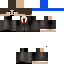 Minecraft skin texture, 64x64 pixels