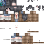 Minecraft skin texture, 64x64 pixels