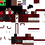 Minecraft skin texture, 64x64 pixels