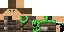 Minecraft skin texture, 64x32 legacy pixels