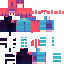 Minecraft skin texture, 64x64 pixels