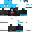 Minecraft skin texture, 64x64 pixels