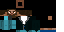 Minecraft skin texture, 64x32 legacy pixels