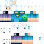 Minecraft skin texture, 64x64 pixels