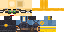 Minecraft skin texture, 64x32 legacy pixels