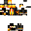Minecraft skin texture, 64x64 pixels
