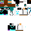 Minecraft skin texture, 64x64 pixels