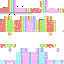 Minecraft skin texture, 64x64 pixels