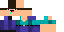 Minecraft skin texture, 64x32 legacy pixels