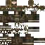 Minecraft skin texture, 64x64 pixels