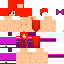 Minecraft skin texture, 64x64 pixels