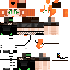 Minecraft skin texture, 64x64 pixels