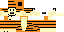 Minecraft skin texture, 64x32 legacy pixels